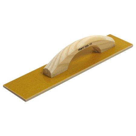 CF505 16" x 3-1/2" Square End Laminated Canvas-Resin Hand Float with Wood Handle