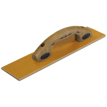 CFE504K Elite Series Five Star™ 14" x 3-1/2" Square End Laminated Canvas-Resin Hand Float with Cork Handle