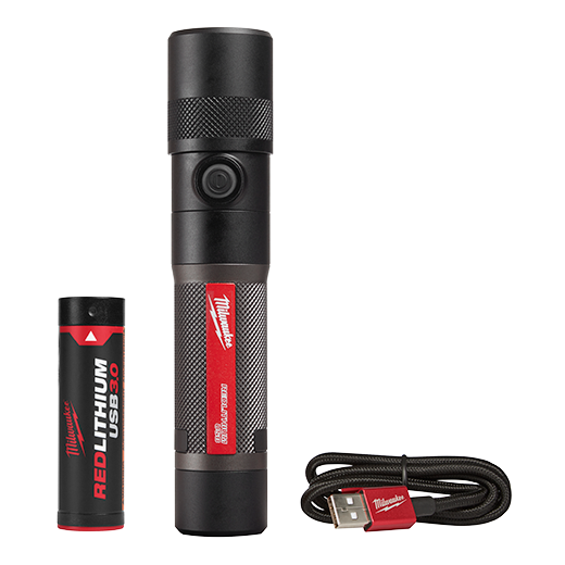 REDLITHIUM™ USB 1100L Twist Focus Flashlight 2161-21