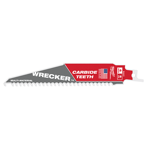 6" 6 TPI THE WRECKER™ with Carbide Teeth SAWZALL® Blade 1PK 48-00-5241