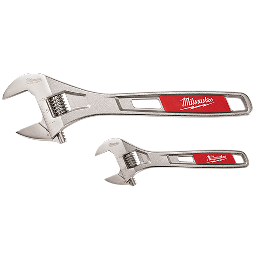 2 Pc. 6" & 10" Adjustable Wrench Set 48-22-7400