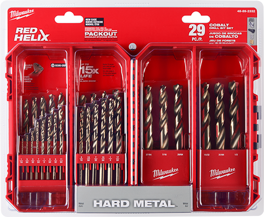 RED HELIX™ Cobalt Drill Bit Set – 29PC 48-89-2332