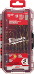 SHOCKWAVE Impact Duty™ RED HELIX™ Titanium Drill Bit Set – 15PC 48-89-4670