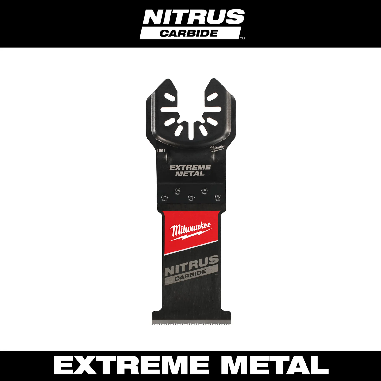 NITRUS CARBIDE™ Extreme Metal Universal Fit OPEN-LOK™ Multi-Tool Blade 1PK 49-25-1561