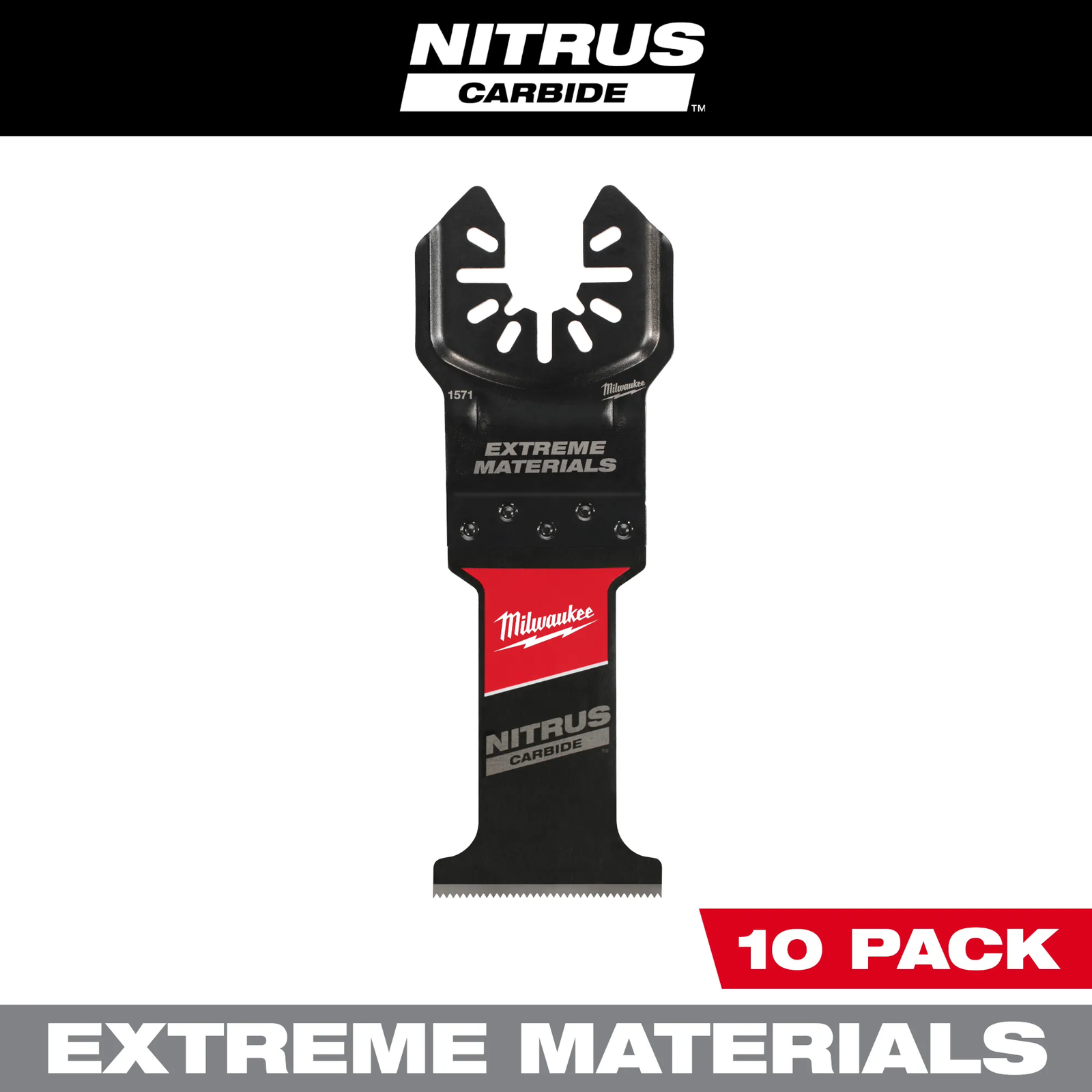 NITRUS CARBIDE™ Extreme Materials Universal Fit OPEN-LOK™ Multi-Tool Blade 10PK 49-25-1579