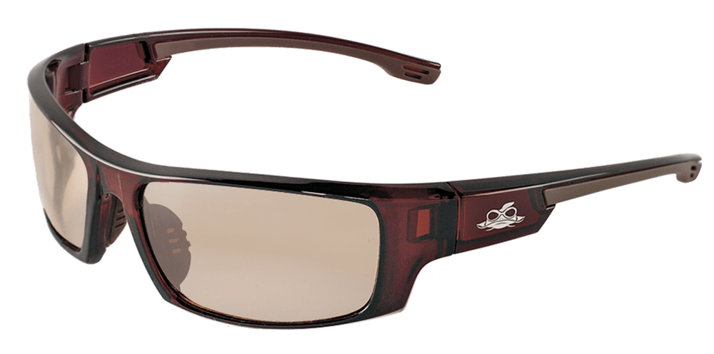 Dorado® Indoor/Outdoor Copper Lens, Crystal Brown Frame Safety Glasses - BH9711