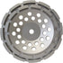 7" DOUBLE ROW IND. CUP WHEEL 5/8"-11 SKU: GRDR70HI