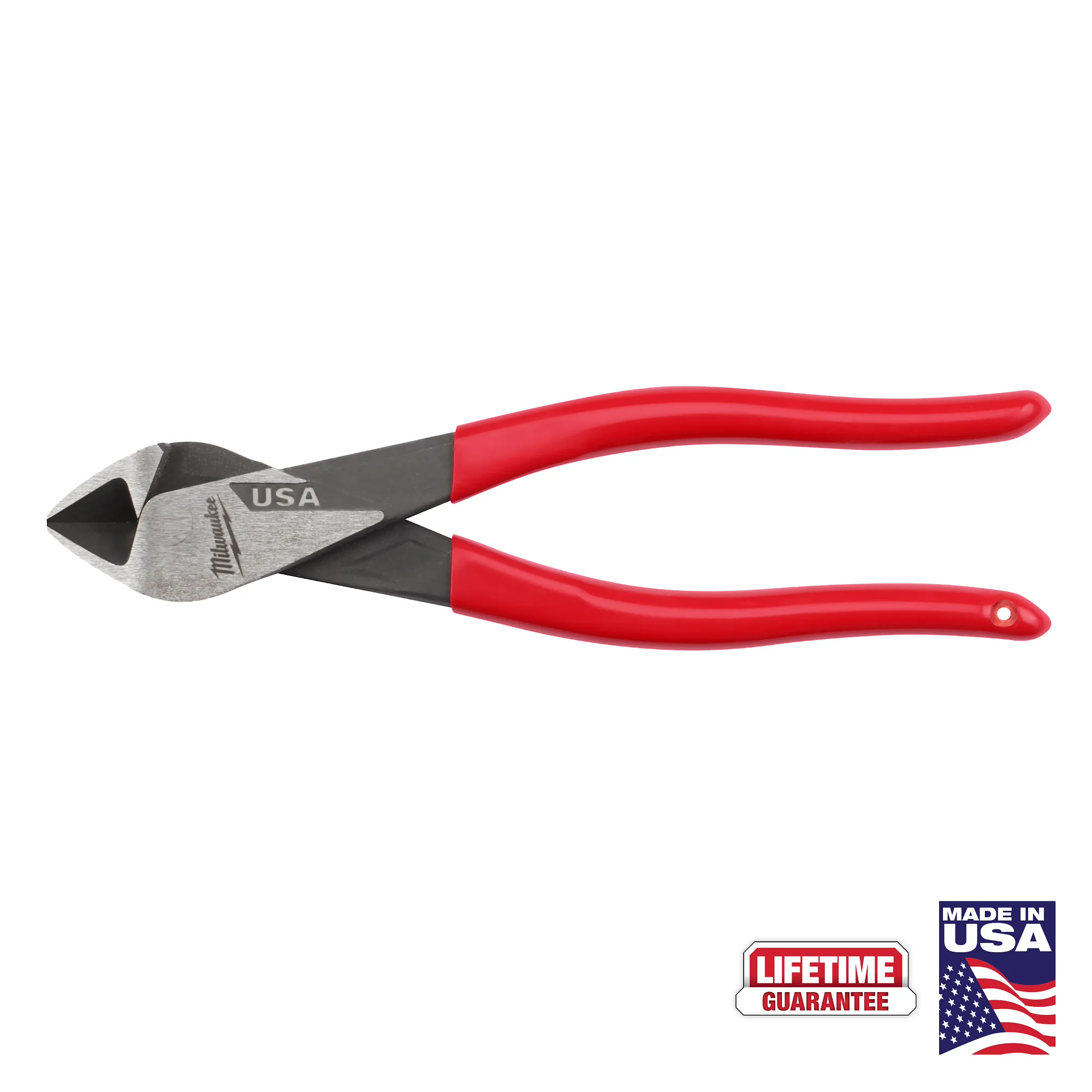 8" Diagonal Dipped Grip Cutting Pliers (USA) MT508