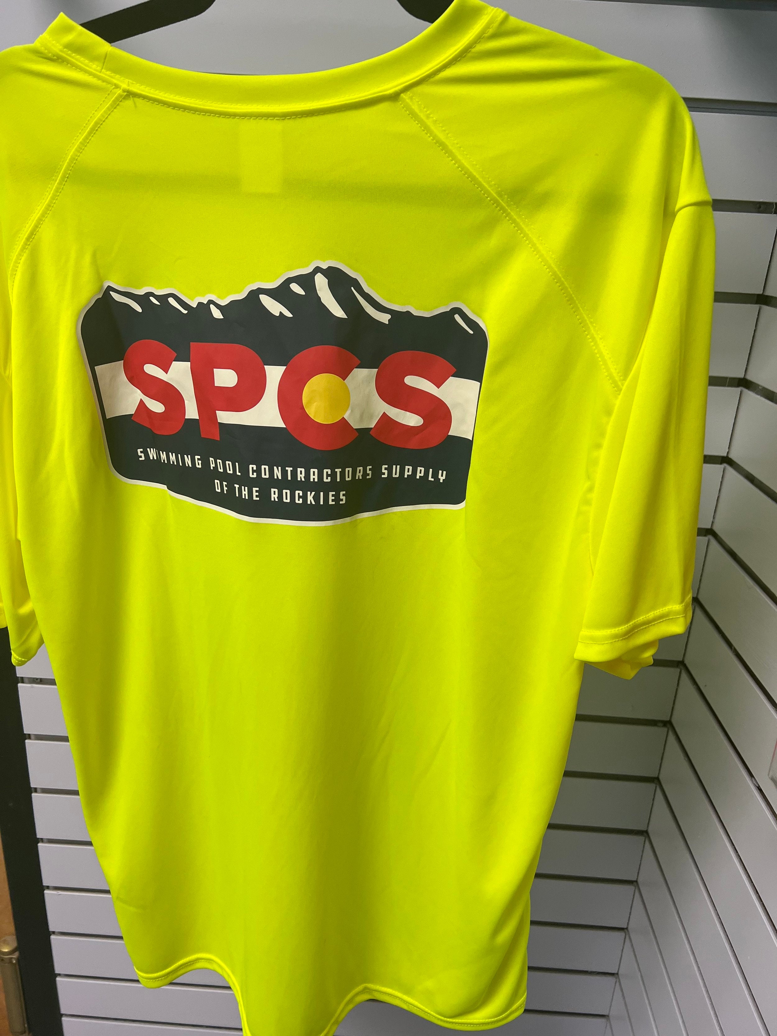 SPCS Sun Protection Polyester T-Shirt (Yellow)