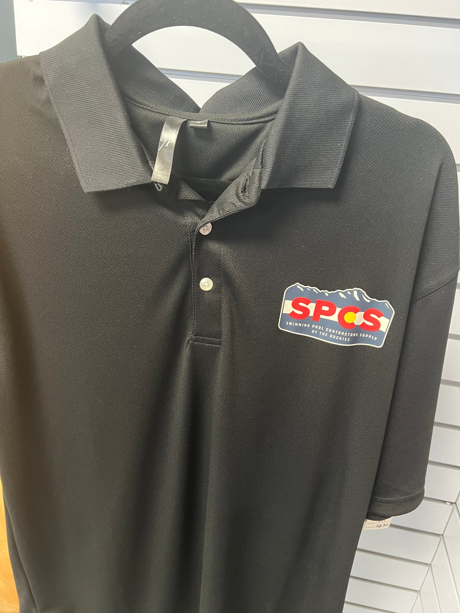 SPCS Black Polo