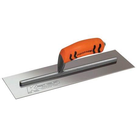 CF216PF 14" x 3" Carbon Steel Cement Trowel with ProForm® Handle