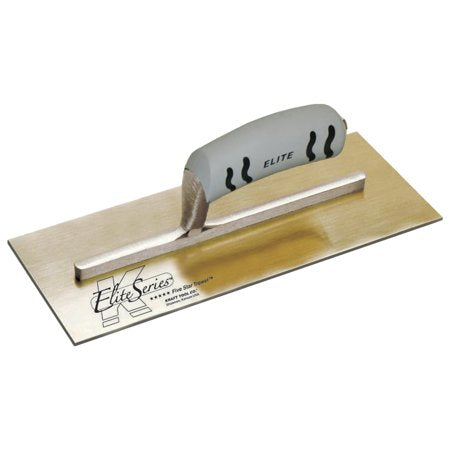 PLE459PF Elite Series Five Star™ 12" x 5" Golden Stainless Steel Plaster Trowel with ProForm® Handle