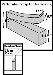 Poly Void 1/2″ x 3″ x 60′ #PV14B